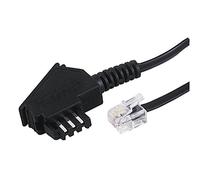 Hama 15m Telephone Cable TAE Plug TAE-F to RJ11 Modular Plug 6P4C Western