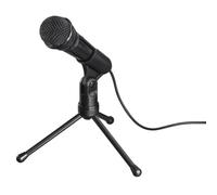 Hama 175165 | Mic-P35 Allround Microphone for PC and Notebook | 3.5 mm Jack Plug | Black, 6.6 cm*26.5 cm*9.4 cm