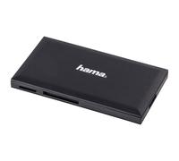 Hama 181018 External card reader Black supports multiple card types