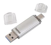 Hama 181075 |"C-Laeta" FlashPen, USB-C USB 3.1/3.0, 256GB, 70 MB/s, silver