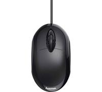 Hama 182600 Mouse USB Optical Black 3 Buttons 1000 dpi Keyboards Mice