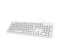 Hama 182680 Keyboard, USB, White