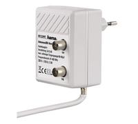Hama 2-Way Antenna Splitter Amplifier for DVB-T2 Cable TV (122497) 2x 12dB White