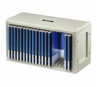 Hama 20 Cd Rack - Plastic Storage Box Fitting 20 Cds In Cases GREY