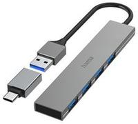HAMA 200141 HUB, USB 4 PORT, USB3.2, SLIM