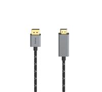 Hama 200506 DisplayPort Male to HDMI Male Adapter Cable Video Cable, Ultra HD...