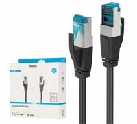 Hama 200683 Network cable, CAT6a, 10 Gbps, S/FTP, shielded, 10.00 m, black