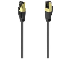 Hama 200693 3.00m CAT-8 Network Cable 40Gbps S/FTP Shielded Halogen-Free, black