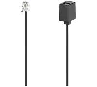 Hama 201110 Phone Cable Extension RJ11 Plug-Socket 6 m Black