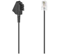 Hama 201111 DSL Cable 1x TAE-F to 1x RJ45 0.5 m Black