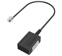 Hama 201130 Phone Cable RJ11-TAE-F Black 0.2m for Phone/Modem Conn...