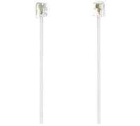 Hama 201135 Phone Cable RJ11 to RJ11 White 10m