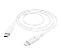 Hama USB C Lightning Charging Cable 1 Metre White 1 m White