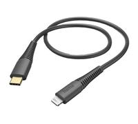 Hama 201602 Charging Cable USB 2.0 Lightning USB-C Black 1.50 m