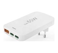 Hama 201976 USB charger 65 W 2x USB-C 1x USB-A PD flat mini charge...