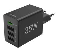 Hama 201990 USB charger 1x USB-C PD 3x USB-A 35W Mini Black