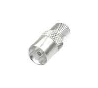 Hama 205224 F coax adapter F socket and IEC coax socket for SAT an...