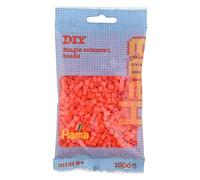 Hama 207-04 Beads - Orange (1000 Midi Beads) Multicolour
