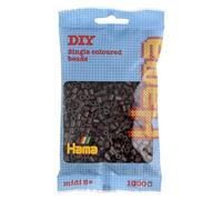 Hama 207-12 Beads - Brown (1000 Midi Beads) 207-12