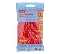 Hama 207-13 Midi Bead, Translucent Red