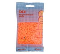 Hama Beads Bag | Approx. 1000 Midi Fuse Beads | Mosaic Decoration Arts & Craft for Creative Children Ages 5+ | Neon Orange