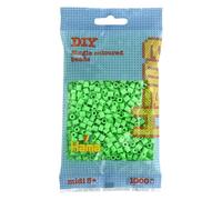 Hama Midi Fuse Beads - Approx. 1000 Beads - Arts & Crafts Mosaic for Ages 5+ - Pastel Green
