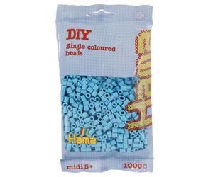 Hama 207-49 Beads 1,000 Bead Refill Bag - Azure Blue