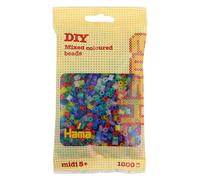 Hama 207-54 Glitter Mix Midi Beads 1000 pcs (US IMPORT)