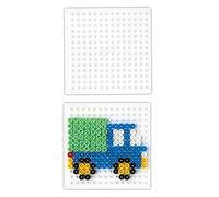 Hama 220 Pegboard Small Square, White