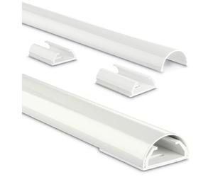 Hama 220988 Trunking Rigid Aluminium White 1100x33x18mm 1 pc Offic...
