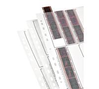 Hama 25 Negative Archiving Sleeves for Small Picture Strips with 4 Pictures Each | 4x10 Negatives Per Strip | 24x36 mm Negatives | 1,000 Negatives Total | Glassine