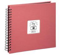 Hama 2556 Fine Art´ Spiral Album, 28 x 24 cm, 50 Black Pages | Flamingo