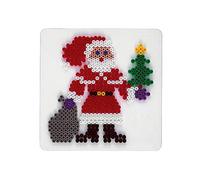 Hama 284 Pegboard Santa Claus, White
