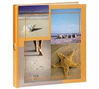Hama 29 x 32 cm Sea Shells Bookbound Album for 60 Photos, orange