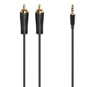 Hama 3.5Mm Jack Plug To 2X Rca Plugs Gold-Plated 3 Metre