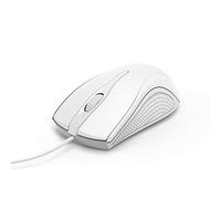 Hama 3 Button Optical Wired Mouse | Plug and Play via USB-A | With Scroll Wheel | White