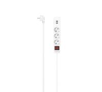 hama 3-fach Steckdosenleiste mit Schalter 1,4 m we NEW
