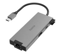 Hama 3-Port Usb-C 3.2 Gen1 Hub W/ Hdmi & Lan 2X Usb-A 1X Usb-C 1X Hdmi 1X Gb Lan