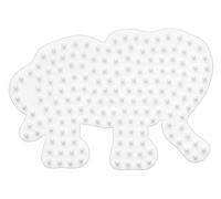 Hama 319 Midi - White Pegboard - Small Elephant