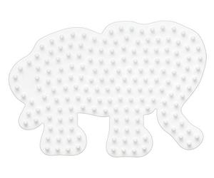 Hama 319 Midi - White Pegboard - Small Elephant