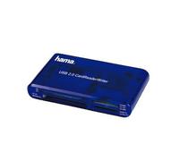 HAMA 35 in1 USB 2.0 Multicard Reader, Blue