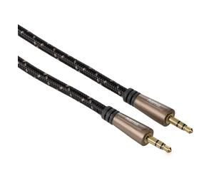 Hama 3M AUX Cable 3.5Mm Jack Cable Car Hi-Fi Car Radio To Mobile MP4 MP3 Player