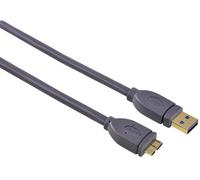 Hama 3m Micro-USB 3.0 USB Cable Charging 5 Gb/s Micro-B for PC Mobile Smartphone