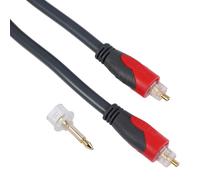 Hama 3m Toslink Cable + 3.5mm Optical Adapter Fiber Optic Cable Plug