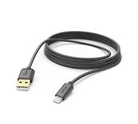 Hama 3m USB A Lightning Charger Cable - Black