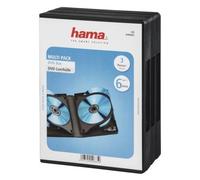 Hama 3x 6 DVD/Blu-Ray Jewel Cases; 6 Discs per case; Black