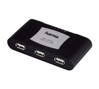 Hama 4-Port USB 2.0 Active Usb-Hub With AC Adapter Distributor for PC Notebook