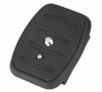 Hama 4154 Quick Release Plate Tripods Star 61/62/63 With Videopin, Black | Tripod camera plate, black, suitable for the mentioned series, 1/4 inch thread