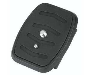 Hama 4154 Quick Release Plate Tripods Star 61/62/63 With Videopin, Black | Tripod camera plate, black, suitable for the mentioned series, 1/4 inch thread