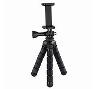 Hama 4609 Flex Mini Tripod for Smartphone and GoPro, 14cm, Black